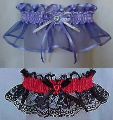 Fancy Bands� Garters, Sheer Elegance Organza Garters, Bridal Garters, Wedding Garters, Custom Garters, Leg Accessories, MyGarters,  My Garters,  MyBridalGarter, MyPromGarter, MyPromGarters, garter, garders, garder