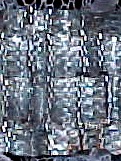 Glitzy Glitz Shiny Silver Metallic Band